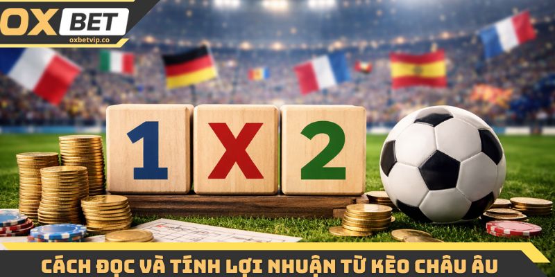 Cách đọc và tính lợi nhuận từ kèo châu Âu